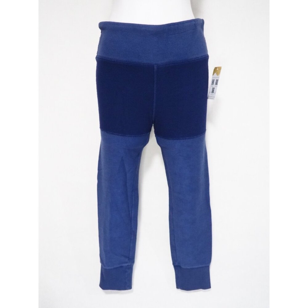 Free People Blue Color Block Surfside Sweatpant Cropped Jogger, Size XS